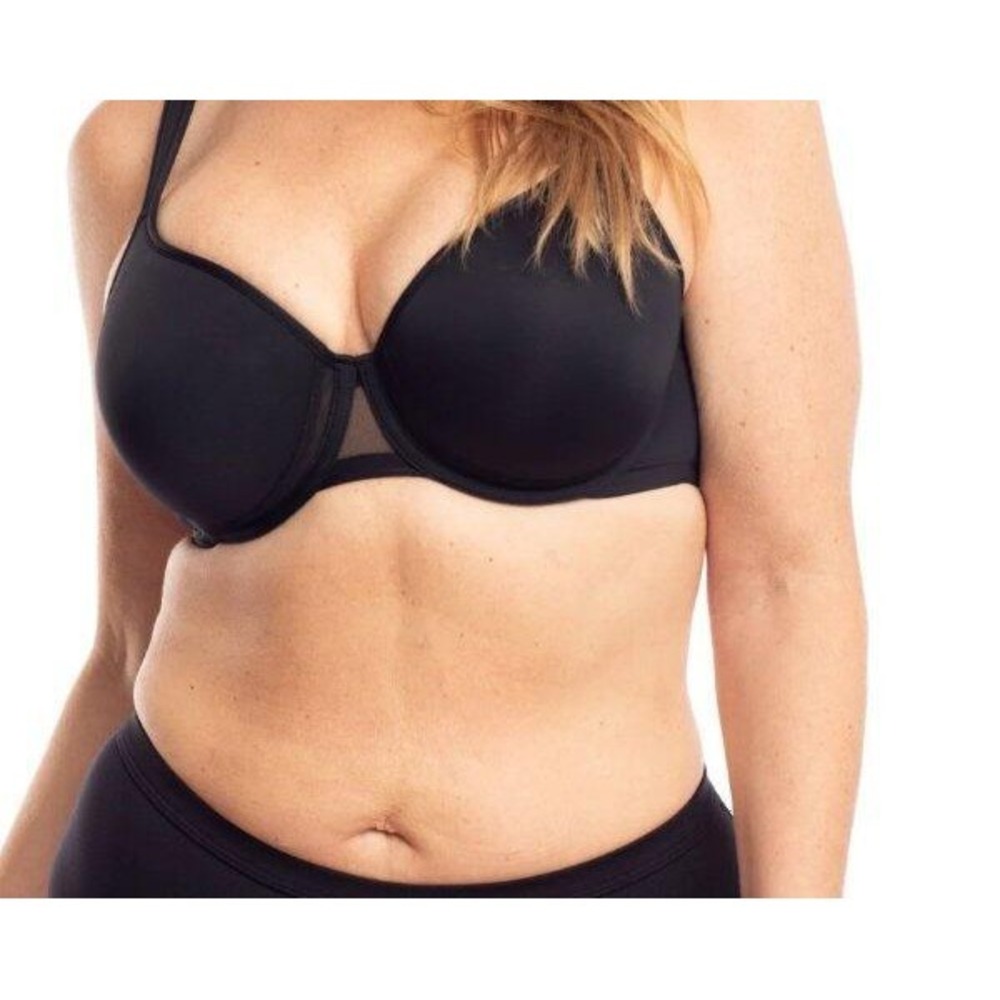 New  UNDEROUTFIT The ULTIMATE Coverage Bra w/ Underwire 36B Black #1235